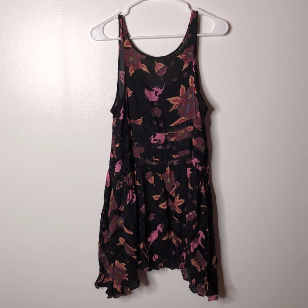 Free People Womens Floral Baby Doll dress Size XS - Picture 2 of 5